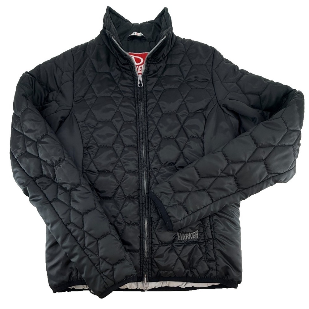 Marker Quilted Jacket Womens XS Size 4 Black Insulated Lightweight Ski Coat‎